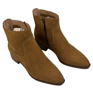 Cole Haan Naia Brown Suede Booties Ankle Boots Womens Size 7B W32260 New